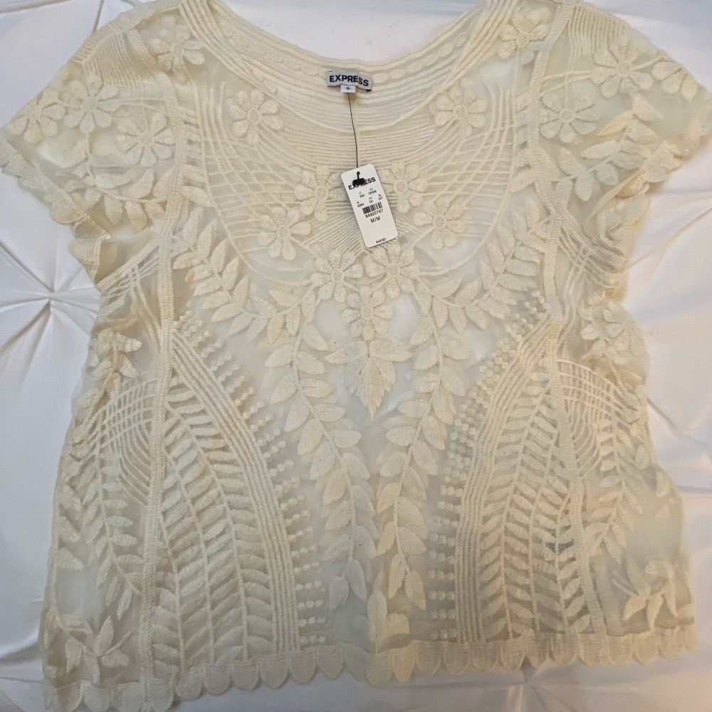 Express lace top